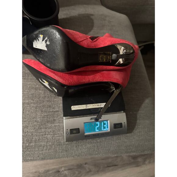 Rag & Bone Wes Suede Stiletto Boots TeaBerry GUC Size 7 - Picture 4 of 8